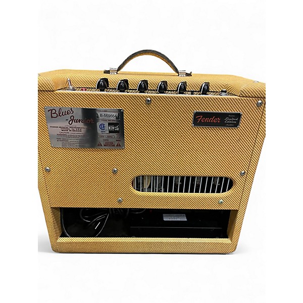 Used Fender Blues Junior Tweed 15W 1x12 Tube Guitar Combo Amp