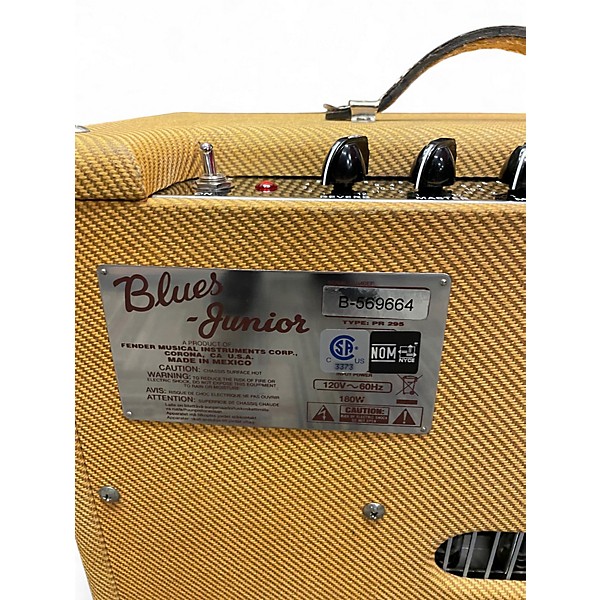 Used Fender Blues Junior Tweed 15W 1x12 Tube Guitar Combo Amp
