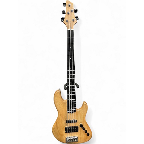 Used Warmoth CUSTOM GECKO Natural Electric Bass Guitar