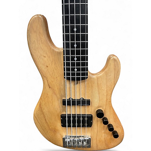 Used Warmoth CUSTOM GECKO Natural Electric Bass Guitar