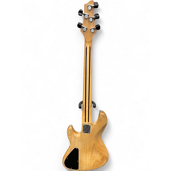 Used Warmoth CUSTOM GECKO Natural Electric Bass Guitar