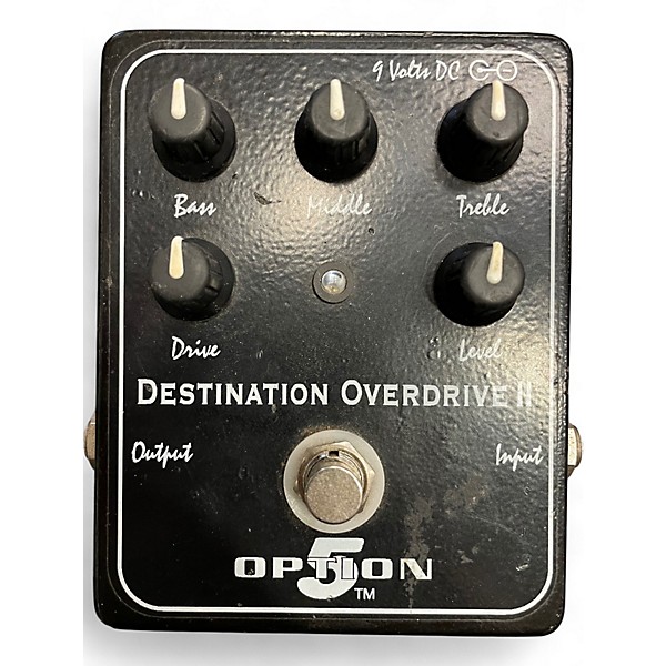 Used Option 5 DESTINATION OVERDRIVE II Effect Pedal