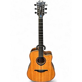 Used Lag Guitars TROMANTANE THV30DCE Antique Natural Acoustic Electric Guitar