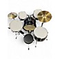 Used Pearl 5 Piece ROADSHOW JR Jet Black Drum Kit thumbnail
