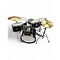 Used Pearl 5 Piece ROADSHOW JR Jet Black Drum Kit