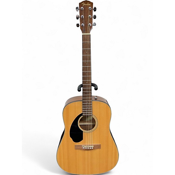 Used Fender CD60 Dreadnought Natural Acoustic Guitar