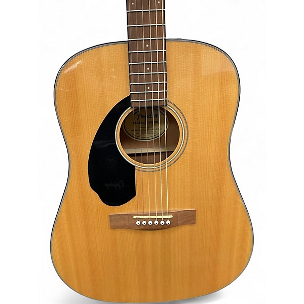 Used Fender CD60 Dreadnought Natural Acoustic Guitar