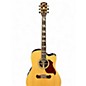 Used Gibson Songwriter Deluxe Studio Natural Acoustic Electric Guitar thumbnail