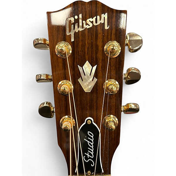 Used Gibson Songwriter Deluxe Studio Natural Acoustic Electric Guitar