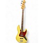 Used Fender Deluxe Jazz Bass Yellow Electric Bass Guitar thumbnail