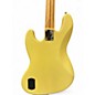 Used Fender Deluxe Jazz Bass Yellow Electric Bass Guitar