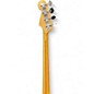 Used Fender Deluxe Jazz Bass Yellow Electric Bass Guitar