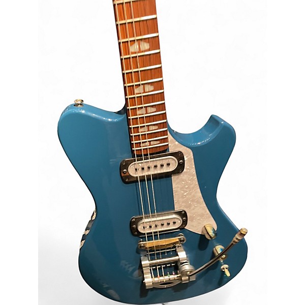 Used Powers Electric MODEL A-TYPE Blue Hollow Body Electric Guitar