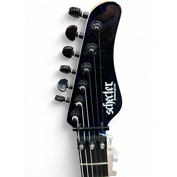 Used Schecter Guitar Research Sun Valley Super Shredder FR-S Blue Reign Solid Body Electric Guitar