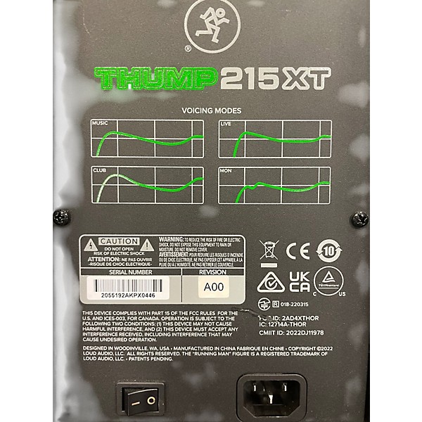 Used Mackie 215 xt Powered Speaker