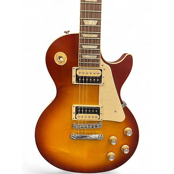 Used Gibson Les Paul Traditional Pro V 2 Color Sunburst Solid Body Electric Guitar