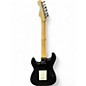 Used Squier Stratocaster Black Solid Body Electric Guitar
