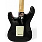 Used Squier Stratocaster Black Solid Body Electric Guitar