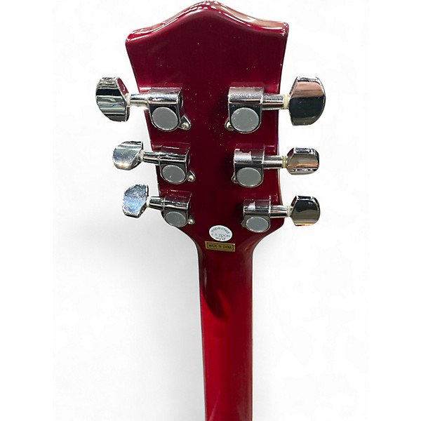 Used Jay Turser 335 style RED Hollow Body Electric Guitar