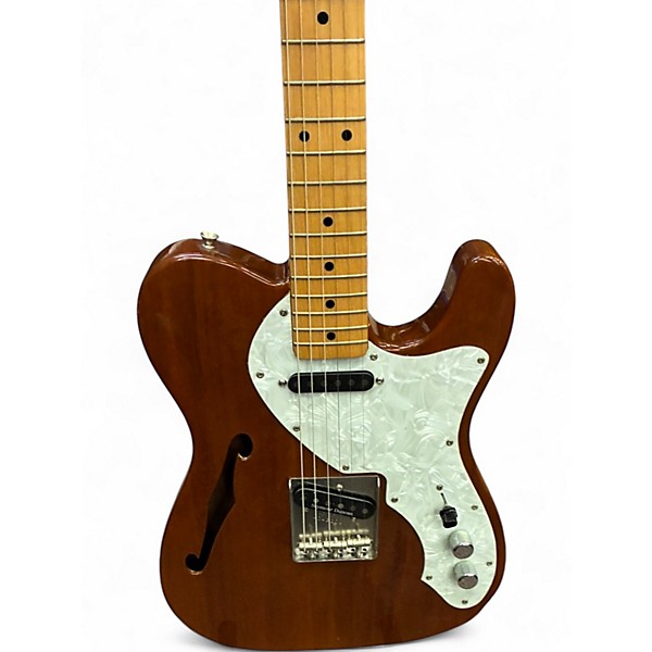 Vintage 1986 Fender MIJ Thinline telecaster Mahogany Hollow Body Electric Guitar