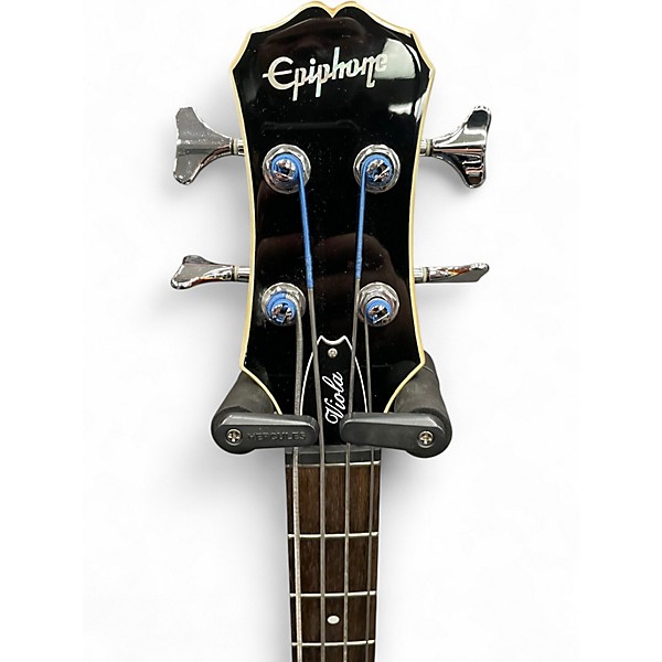 Used Epiphone Viola Sunburst Electric Bass Guitar