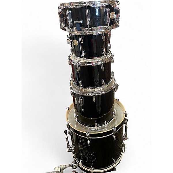Used Yamaha 5 Piece Stage Custom BLACK Drum Kit