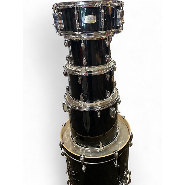 Used Yamaha 5 Piece Stage Custom BLACK Drum Kit