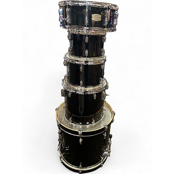 Used Yamaha 5 Piece Stage Custom BLACK Drum Kit