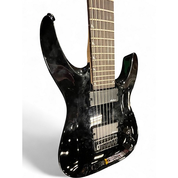 Used Jackson JS22-7 Dinky 7 String Black Solid Body Electric Guitar