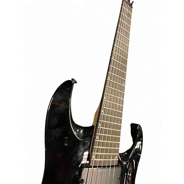 Used Jackson JS22-7 Dinky 7 String Black Solid Body Electric Guitar