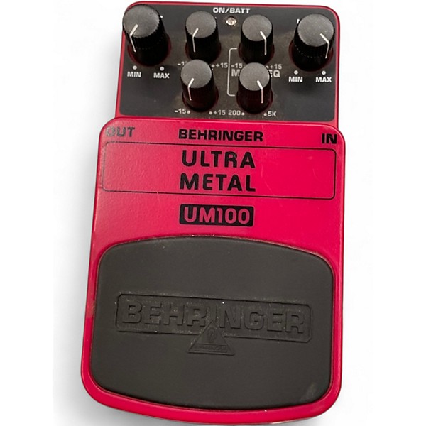 Used Behringer UM100 ULTRA METAL Effect Pedal