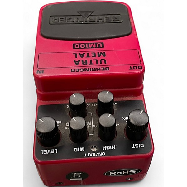 Used Behringer UM100 ULTRA METAL Effect Pedal
