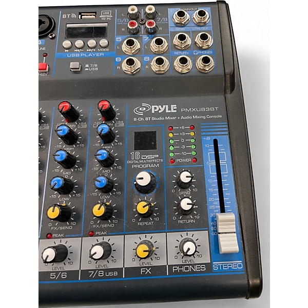Used Pyle PMXU83BT Unpowered Mixer