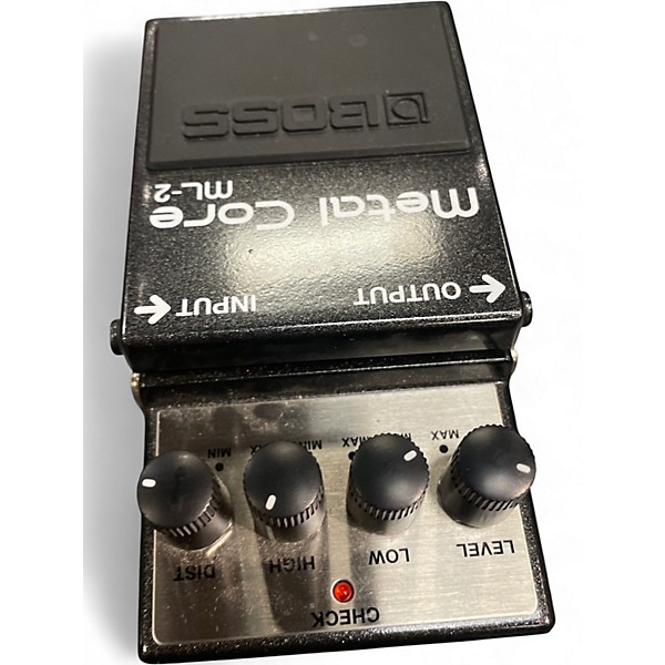 Used BOSS ML2 Metal Core Distortion Effect Pedal