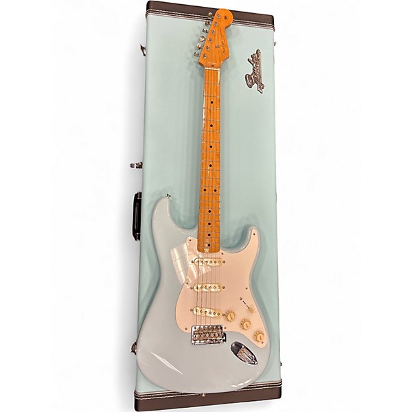 Used Fender Vintera 50s Stratocaster Sonic Blue Solid Body Electric Guitar