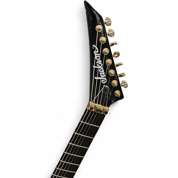 Used Jackson RR24-7 Pro Series Signature Mark Heylmun Rhoads Black Solid Body Electric Guitar