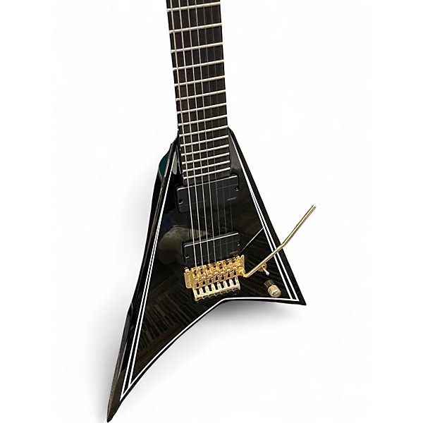 Used Jackson RR24-7 Pro Series Signature Mark Heylmun Rhoads Black Solid Body Electric Guitar