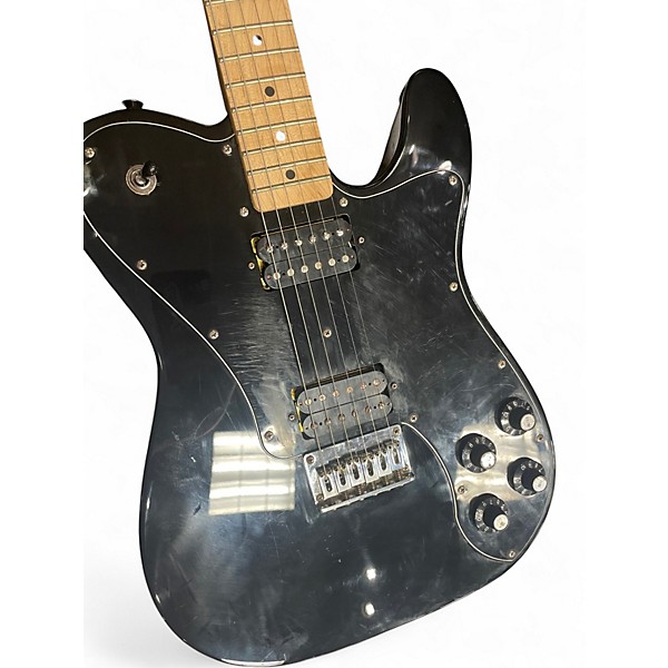 Used Squier telecaster custom Black Solid Body Electric Guitar