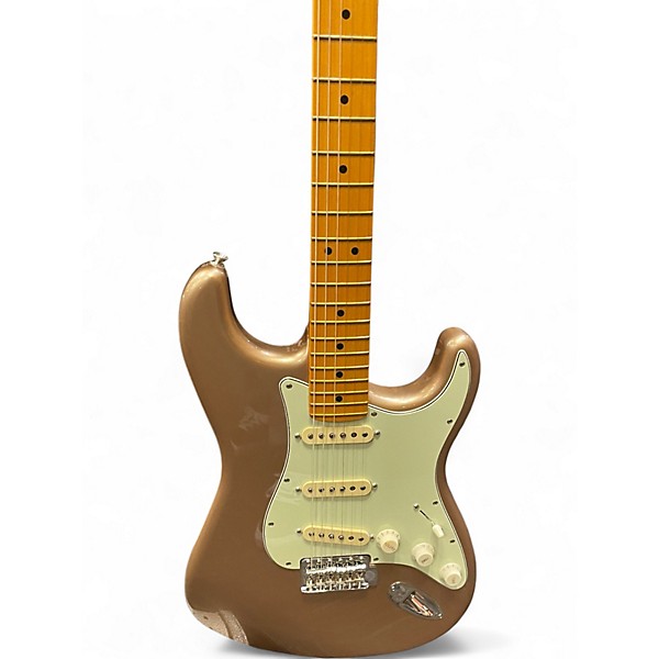 Used Fender AMERICAN PROFESSIONAL CLASSIC STRATOCASTER Faded Firemist Gold Solid Body Electric Guitar