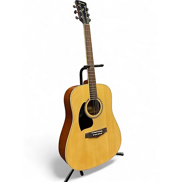 Used Ibanez PF15 Left Handed Natural Acoustic Guitar