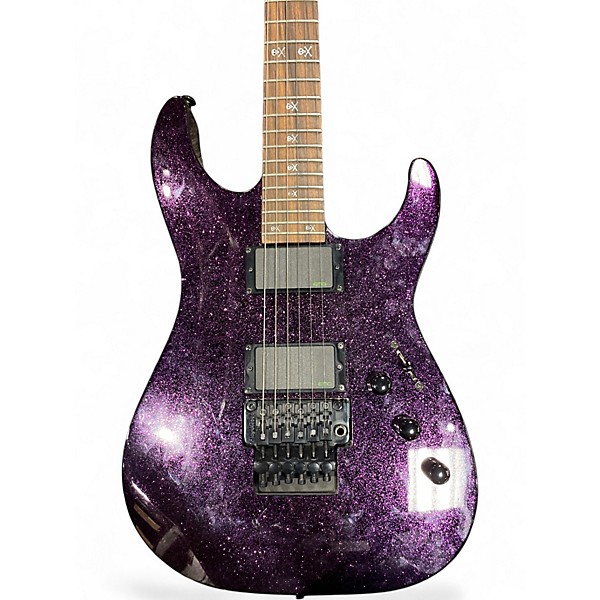 Used ESP LTD KH602 Kirk Hammett Purple Sparkle PURPLE SPARKLE Solid Body Electric Guitar