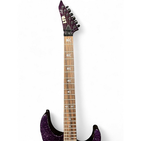Used ESP LTD KH602 Kirk Hammett Purple Sparkle PURPLE SPARKLE Solid Body Electric Guitar