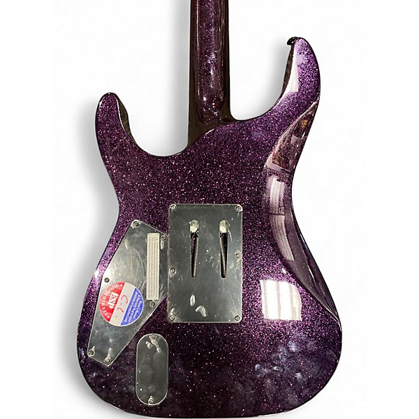 Used ESP LTD KH602 Kirk Hammett Purple Sparkle PURPLE SPARKLE Solid Body Electric Guitar