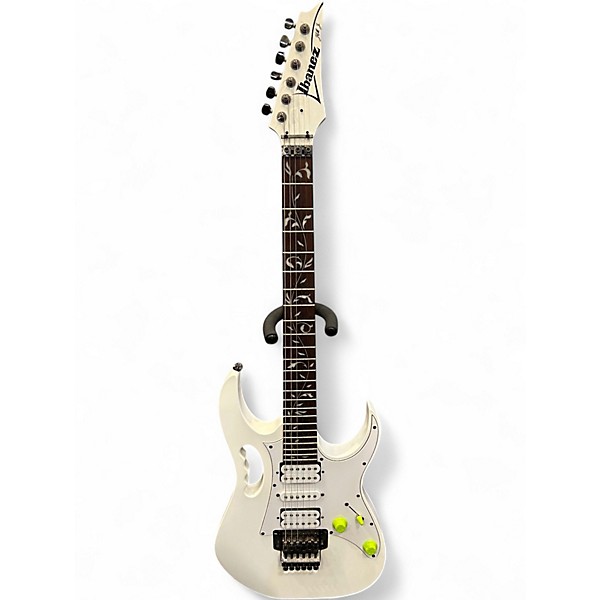 Used Ibanez JEMJR white Solid Body Electric Guitar