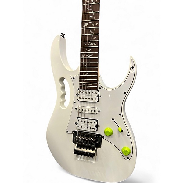 Used Ibanez JEMJR white Solid Body Electric Guitar