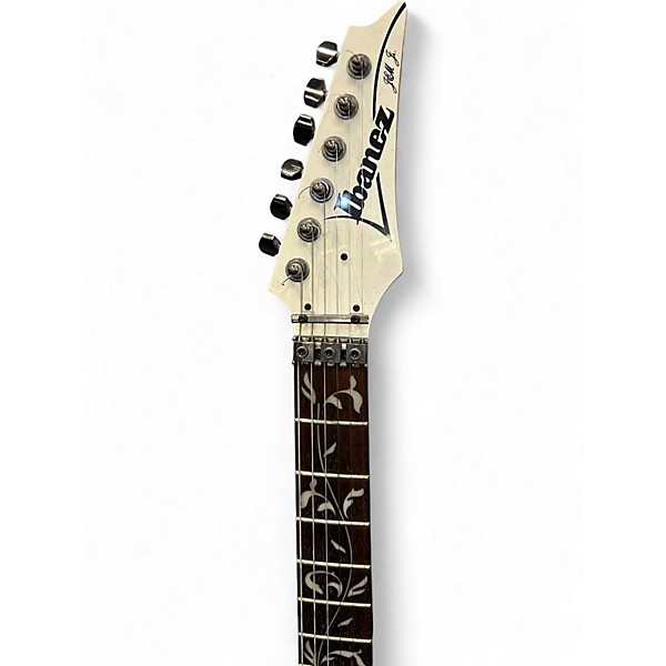 Used Ibanez JEMJR white Solid Body Electric Guitar