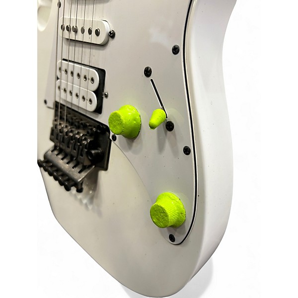 Used Ibanez JEMJR white Solid Body Electric Guitar