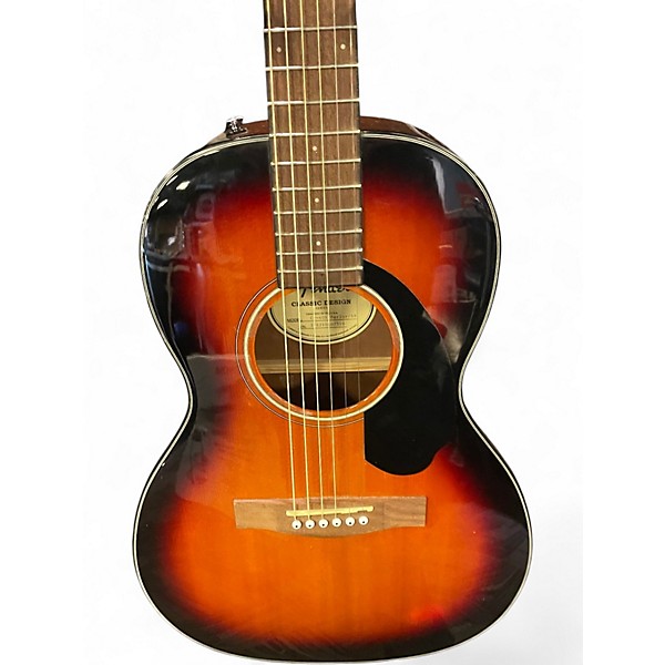 Used Fender cp60s 2 Color Sunburst Acoustic Guitar