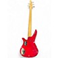 Used Yamaha RBX765A Trans Red Electric Bass Guitar