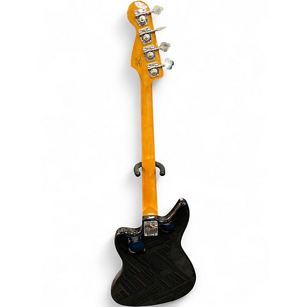 Used Squier Jaguar Bass Black Onyx Electric Bass Guitar